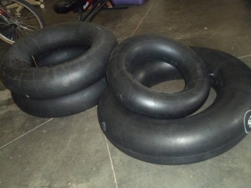 lot 73 image: Lot of 4 Tire Tubes - Use as River Floats