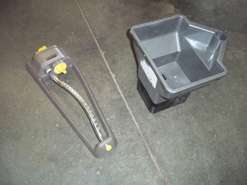 lot 180 image: Sprinkler and grass seeder