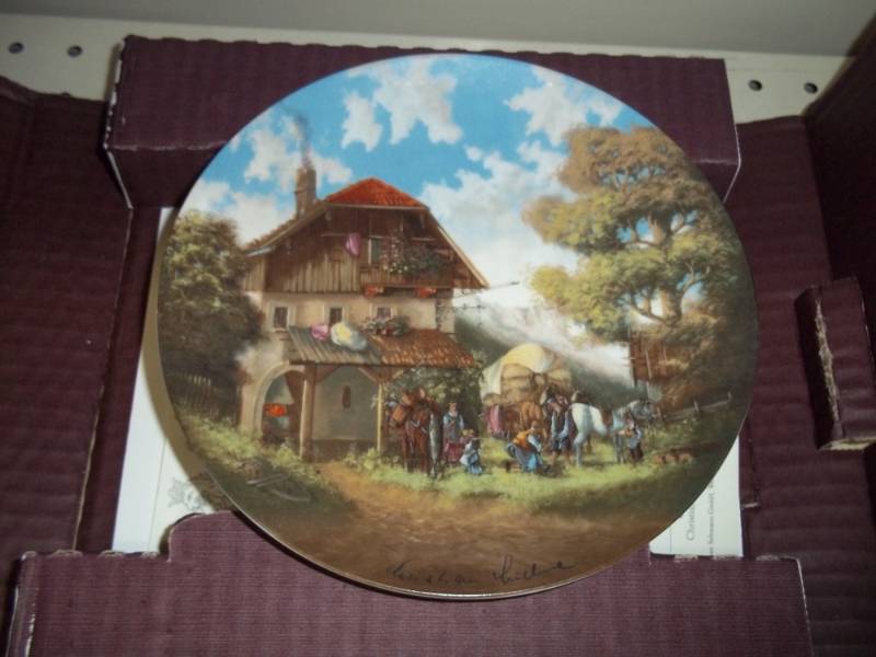 lot 237 image: Collector Plate Bor der Schmiede 1986