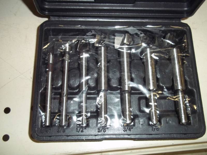 lot 248 image: 7pc forstner bit set made in china