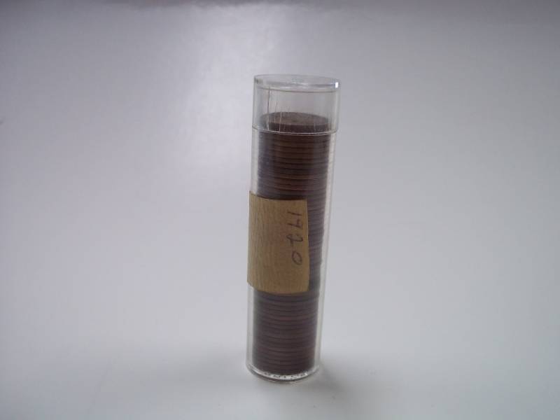 Tube of 1920 Pennies