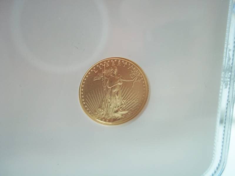 Gold $5 2005 Eagle MS 69 110 oz. Gold