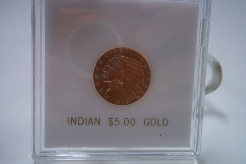 $5 1909 Gold Indian