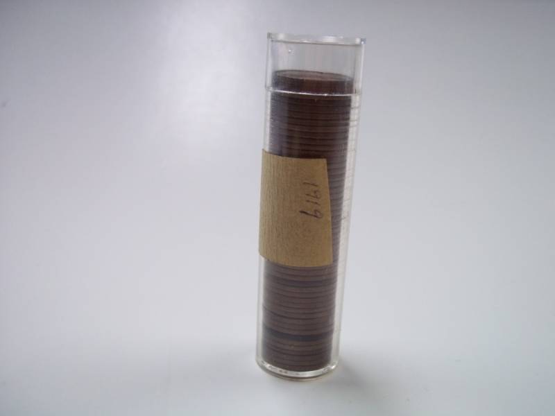 Tube of 1919 Pennies
