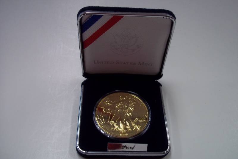 Silver American Eagle 1 Oz. Fine Silver Year 1989 Proof Coin