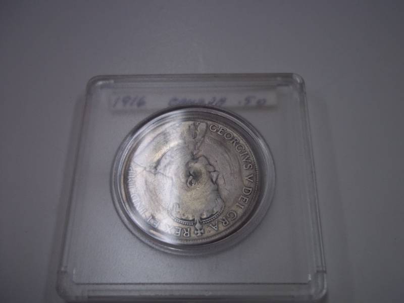 1916 Canadian Half Dollar