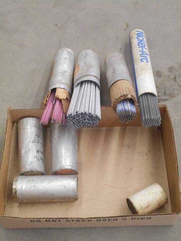 lot 35 image: (4) Tubes Of Welding Rod ...