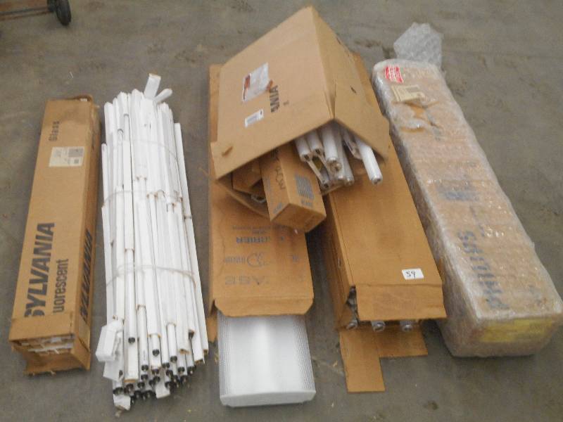 lot 59 image: Lot Of Assorted Unused 48 Flouresc...