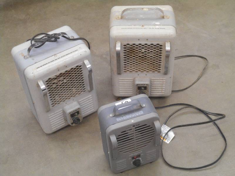 lot 63 image: Lot Of (3) 120Volt Electric Heaters...