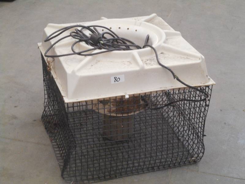 lot 80 image: 24x24 120Volt Pond Aerator, Needs...