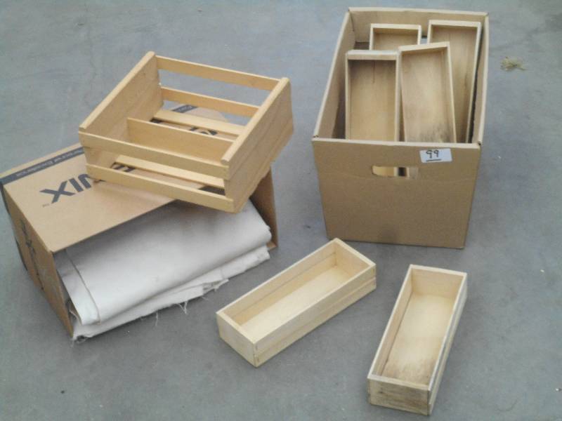 lot 99 image: Box Of Assorted Craft Materials, Et...