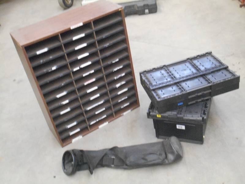 lot 103 image: Lot Of Assorted Sorting Rack, Coll...