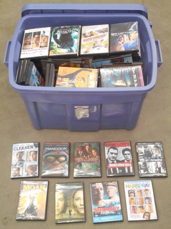lot 108 image: Tote Of Assorted DVD Movies---Full...