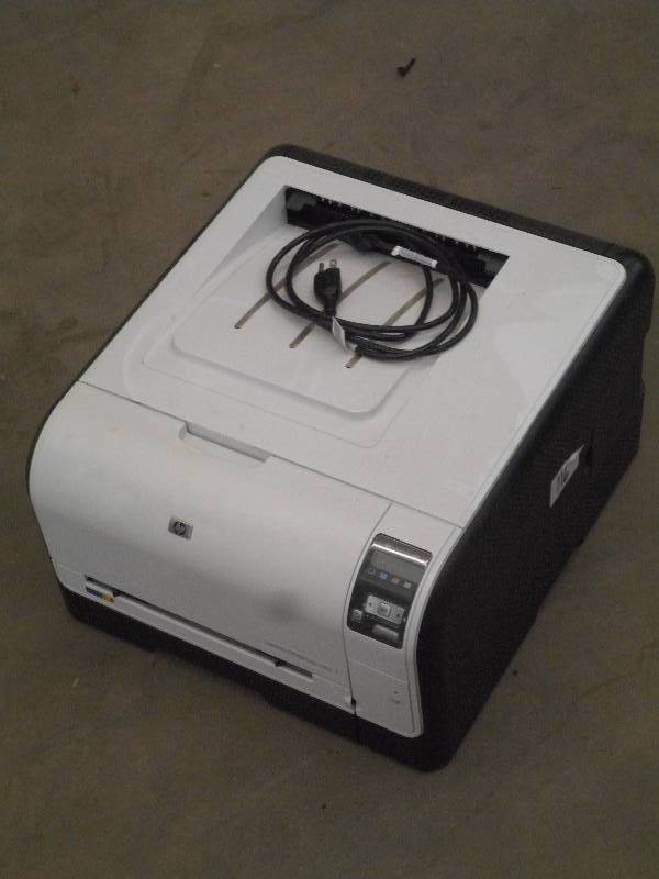 lot 116 image: HP LaserJet CP1525NW Color Printer...