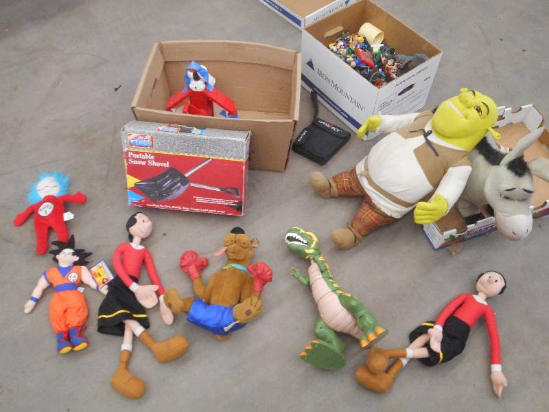 lot 119 image: (3) Boxes Of Assorted Cildrens Toys...