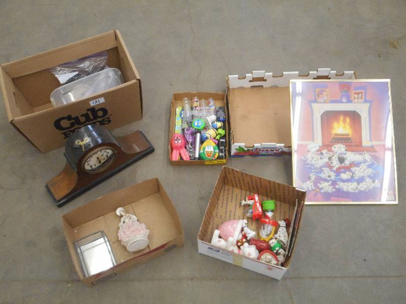 lot 121 image: (3) Boxes Of Assorted Collectibles,...