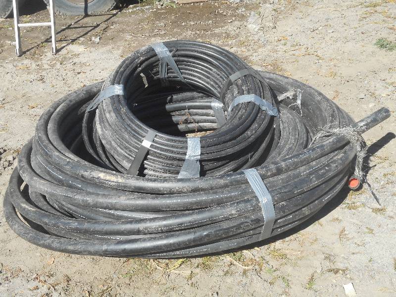 lot 17 image: Rolls Of Irrigation Pipe 1.5 Eagl...