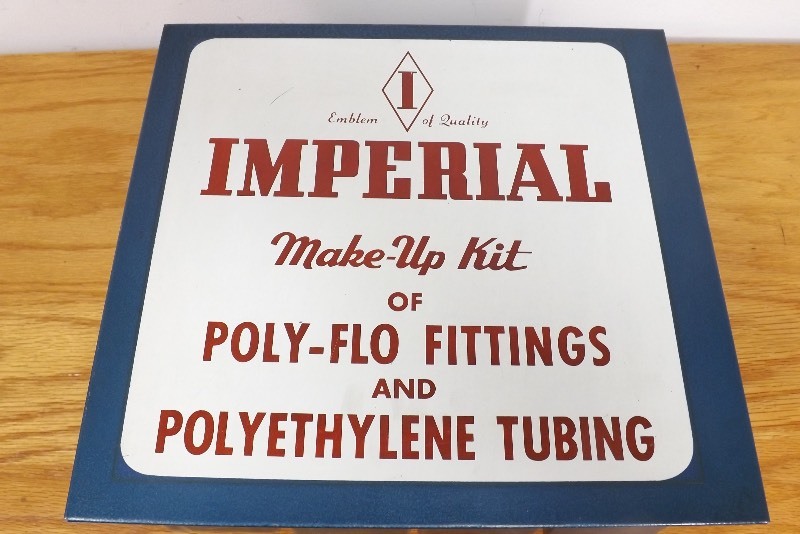 lot 37 image: Vintage Imperial Eastman Metal Advertising Box