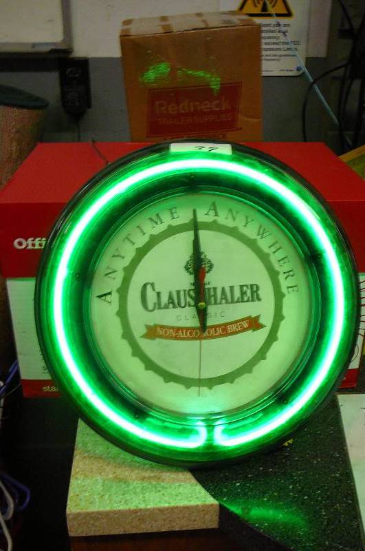 MAN CAVE CLOCK