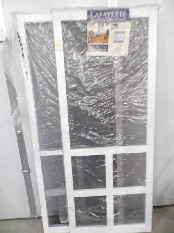 2 White Screen Doors