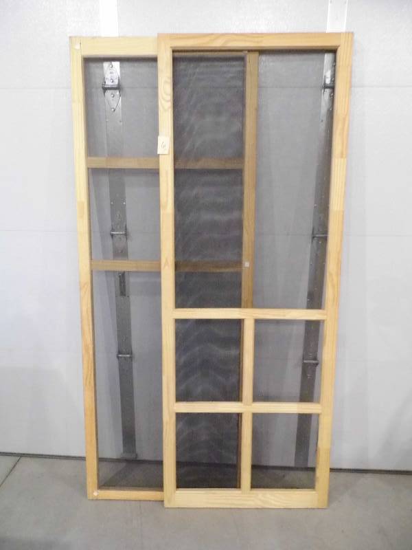 2 Wood Unfinished Doors