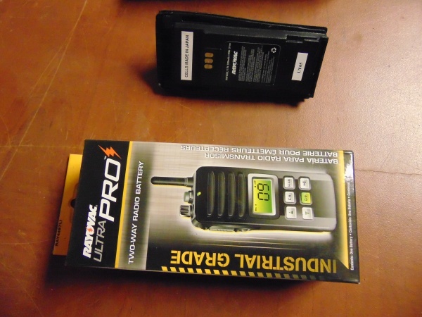 (3) Rayovac Industrial Grade Two Way Radio Batteries