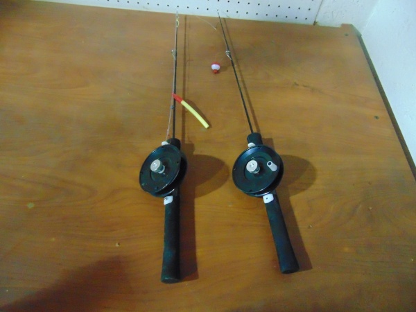 (2) Ice Fish Rods with Reels