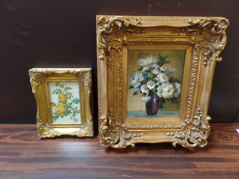 Ornately Framed Art
