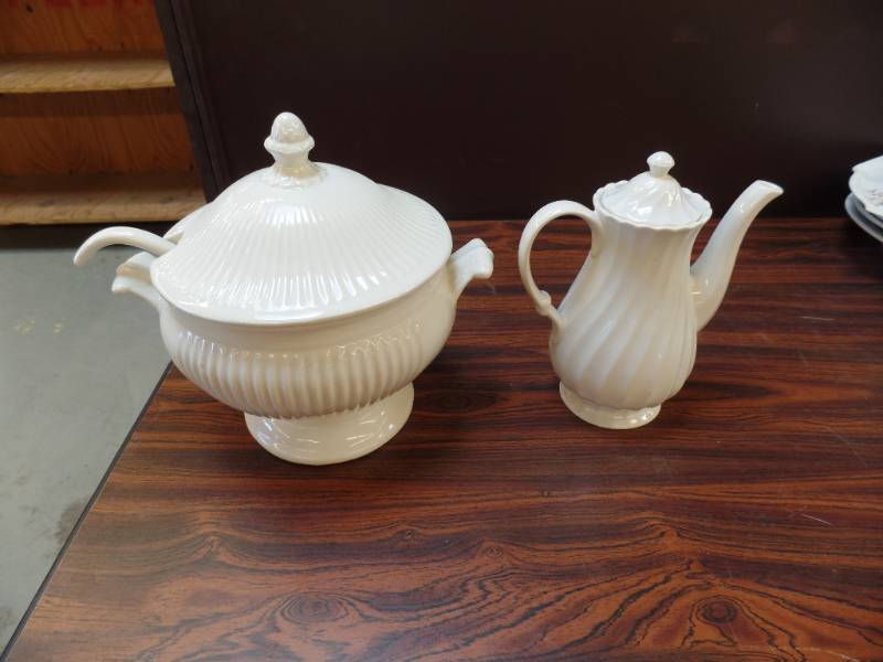 Ceramic Pitcher and Bowl