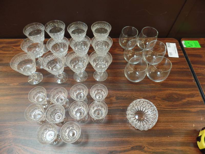 Crystal Glasses and Glassware