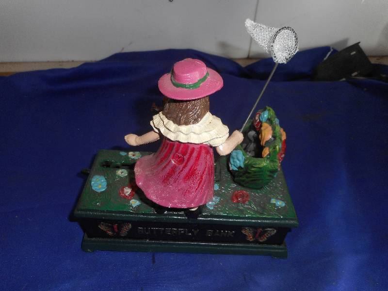 CAST IRON BUTTER FLY BANK
