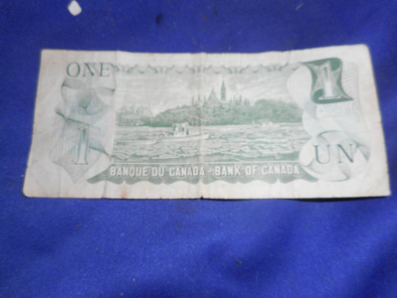 CANADIAN 1 DOLLER BILL