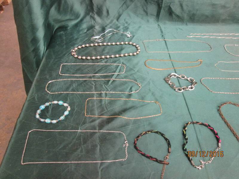 lot 23 image: Assorted Necklaces & Bracelets...