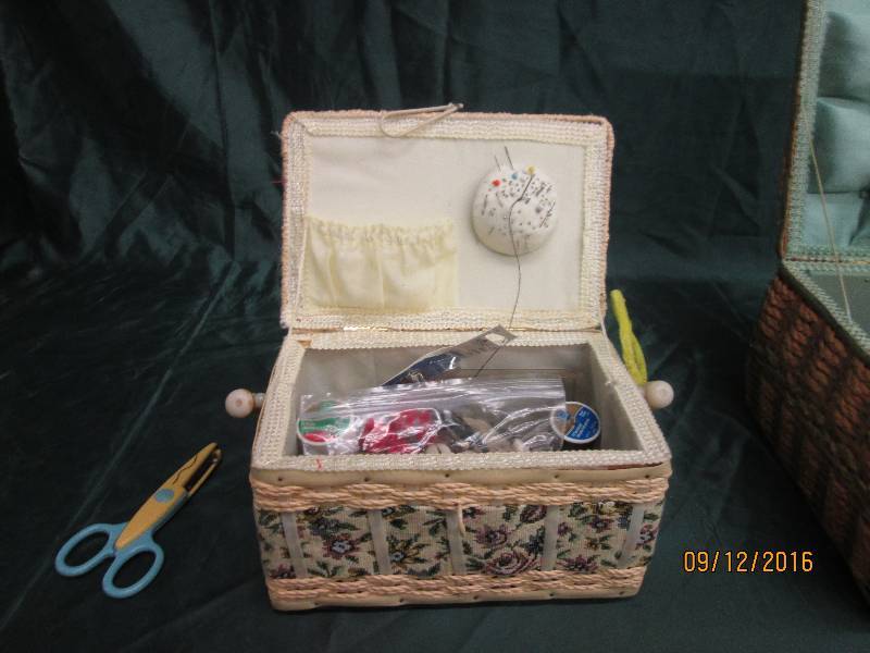 lot 25 image: Misc. sewing Supplies inside...