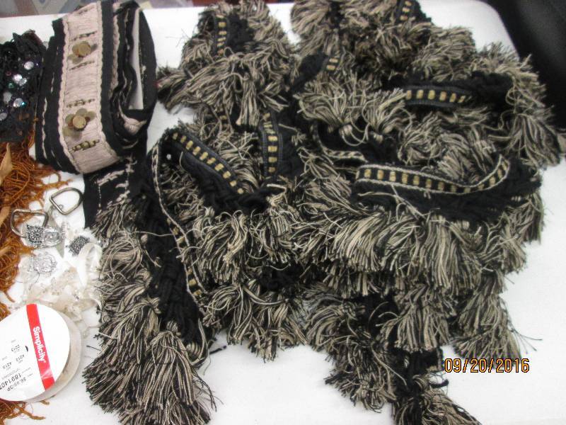 lot 69 image: material for sewing along with iron...