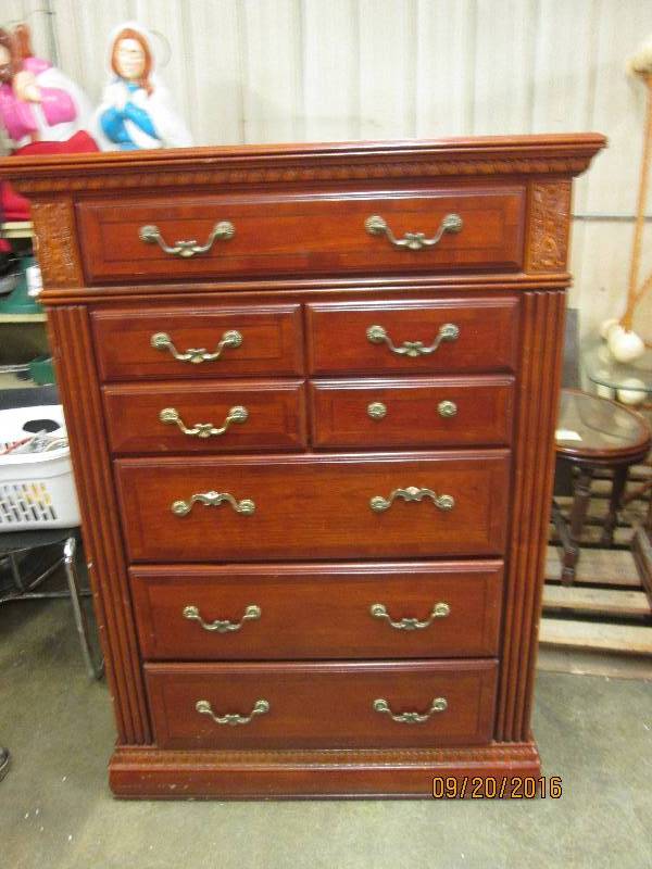lot 115 image: tall dresser 56 tall x 40 wide an...