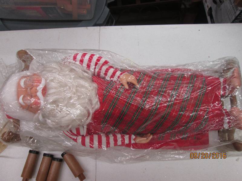 lot 120 image: santa snoring 2 feet long x 10 wid...
