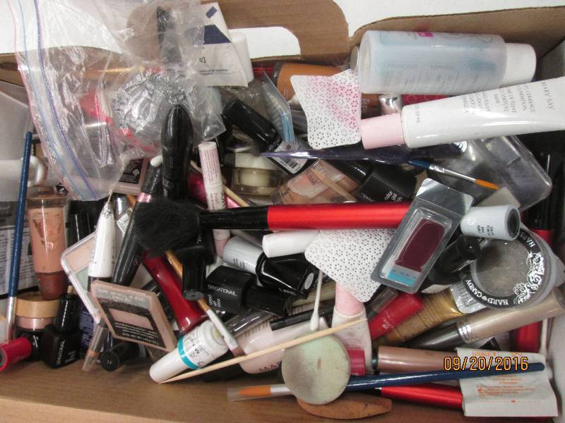 lot 143 image: a lot of make up and nail polish so...