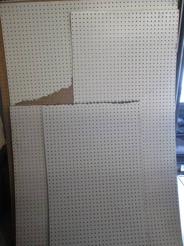 lot 240 image: peg board 2 47 wide x 76 tall peg...