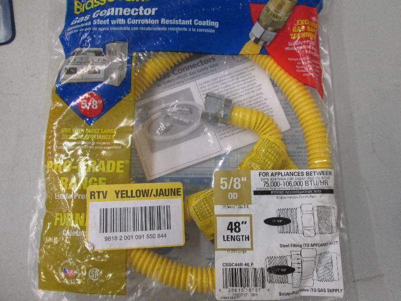 lot 251 image: gas connector 58 od 48 long...