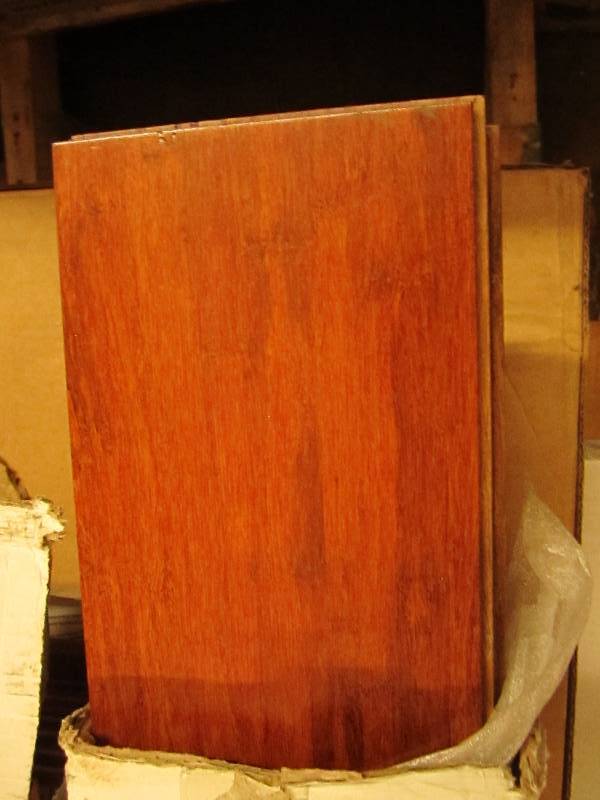 lot 164 image: 4 cases of solid strand woven bambo...