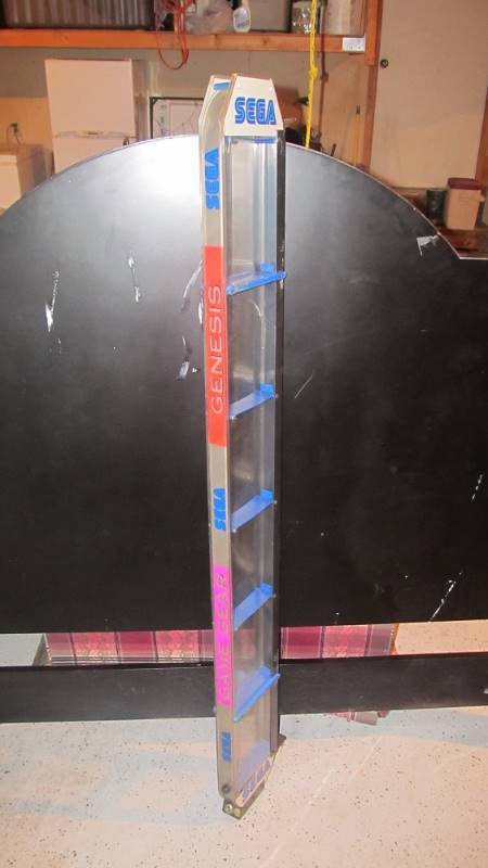 lot 18 image: Rare Orig Early 90s Sega Video Game Store Display Rack
