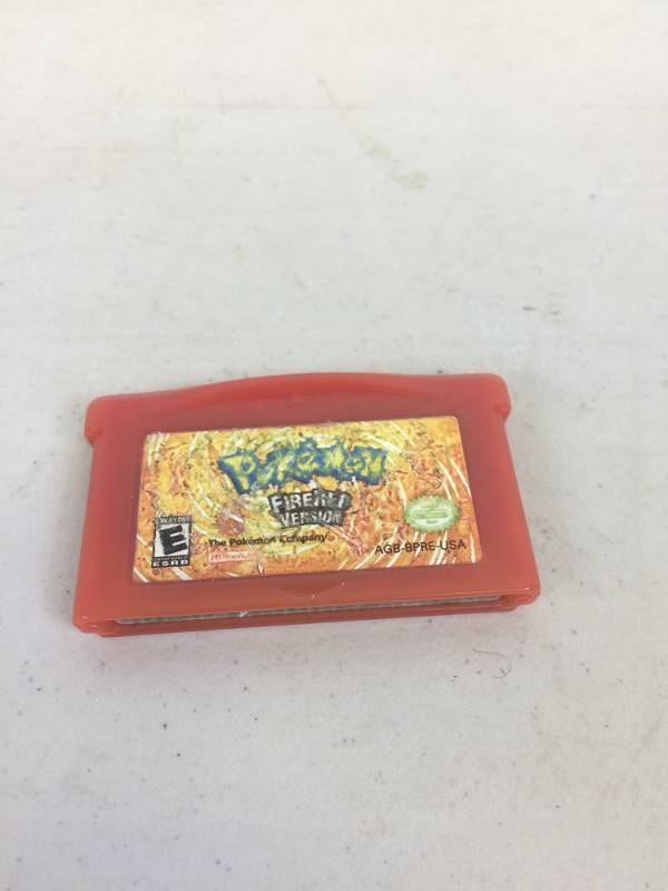 lot 20 image: Pokemon Fire Red Nintendo Gameboy Advance WORKS