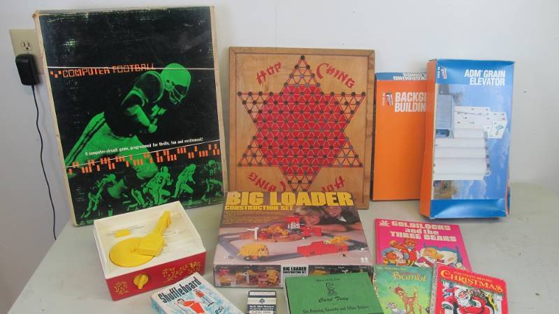 lot 26 image: Lot of Vintage Games, Toys & Childrens Books