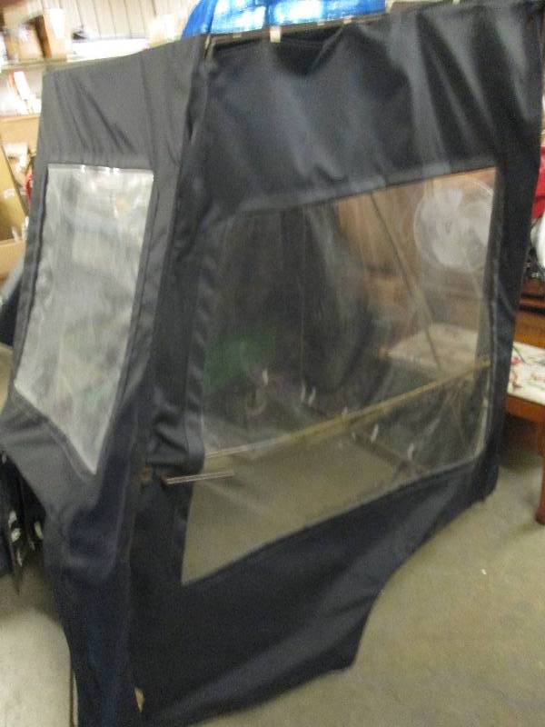 lot 12 image: Cab that fits the John Deere X585 m...