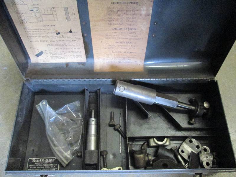 lot 32 image: 2 tool boxs  one has tools for bori...