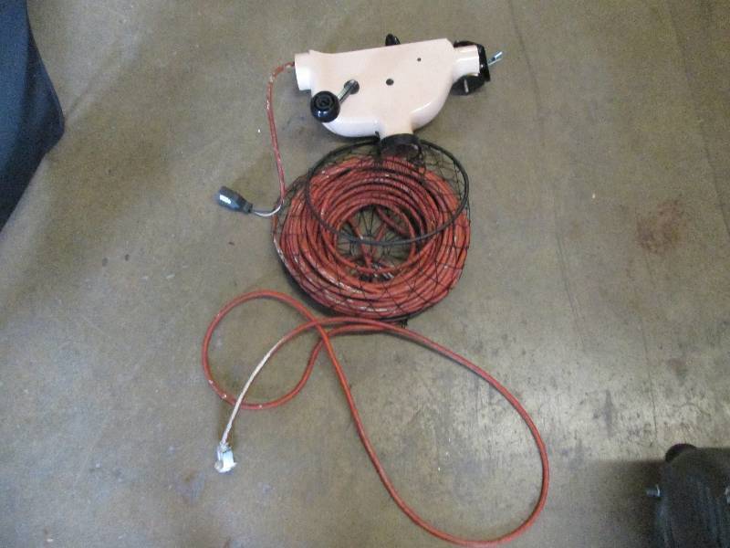 lot 33 image: hanging electrical cord winder with...