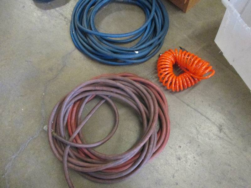lot 36 image: lot of air hose some red some black...
