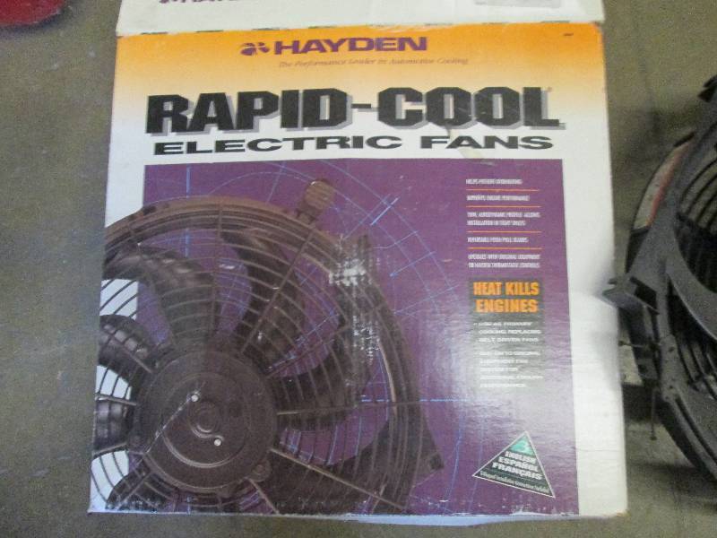 lot 51 image: rapid cool electric car fan 16 dia...