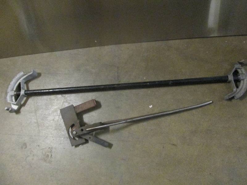 lot 69 image: 2 small pipe benders ...